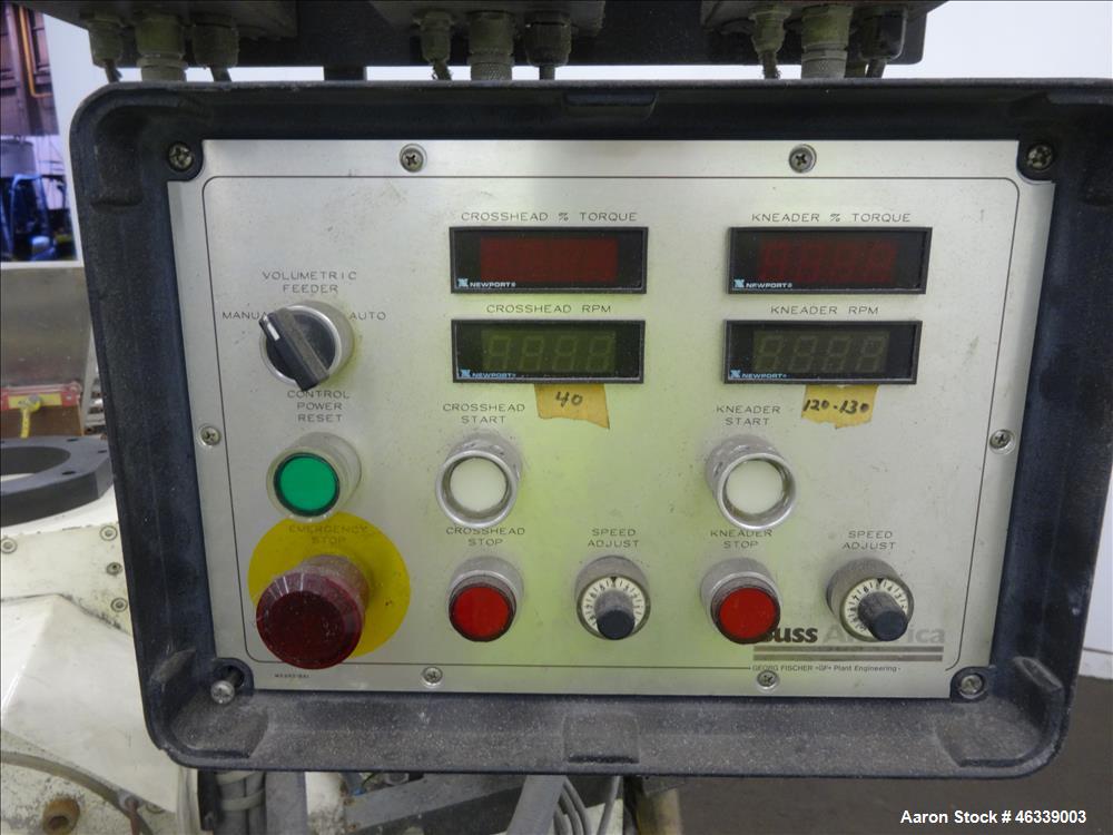 Used Buss Model MKS 30-18D / E 40 Laboratory Ko-Kneader Extruder