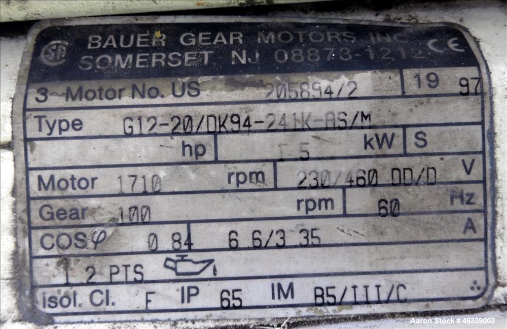 Used Buss Model MKS 30-18D / E 40 Laboratory Ko-Kneader Extruder