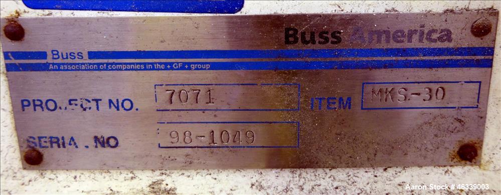 Used Buss Model MKS 30-18D / E 40 Laboratory Ko-Kneader Extruder
