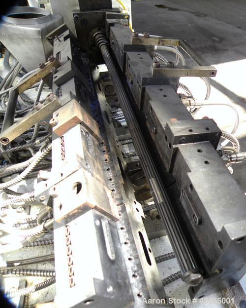 Used Buss Laboratory Ko-Kneader, Model MKS 30-18 / E 40. 30mm Diameter single screw, 18 to 1 L/D ratio. Clam shell type barrel electrically heated, air cooled. Water cooled feed throat with hopper. D...