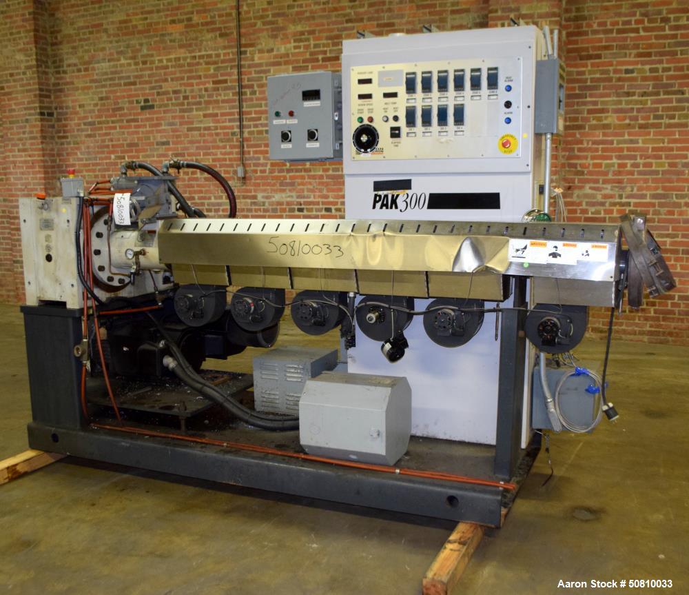 Used Milacron 3" Single Screw Extruder, Model PAK300