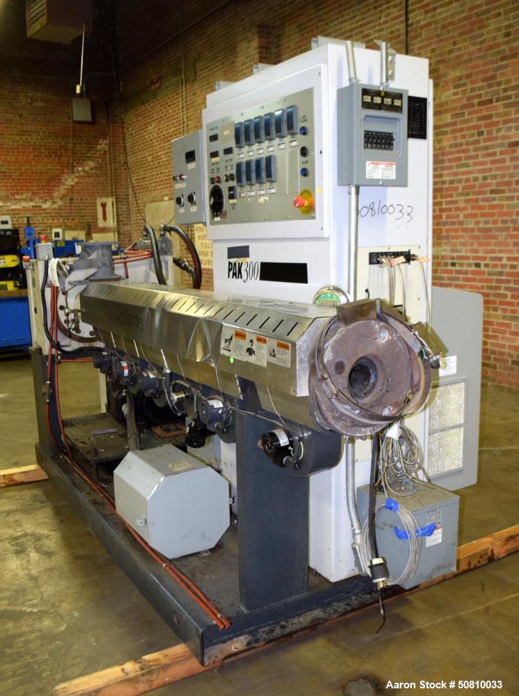 Used- Milacron 3" Single Screw Extruder, Model PAK300