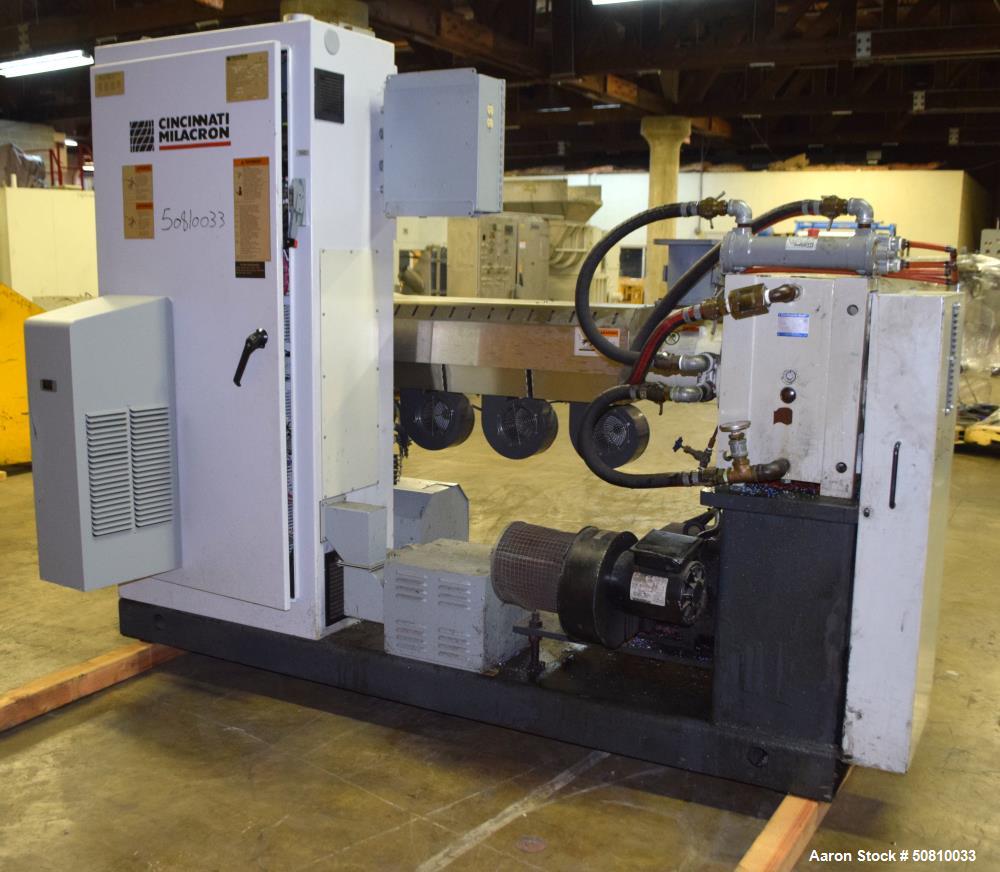 Used Milacron 3" Single Screw Extruder, Model PAK300