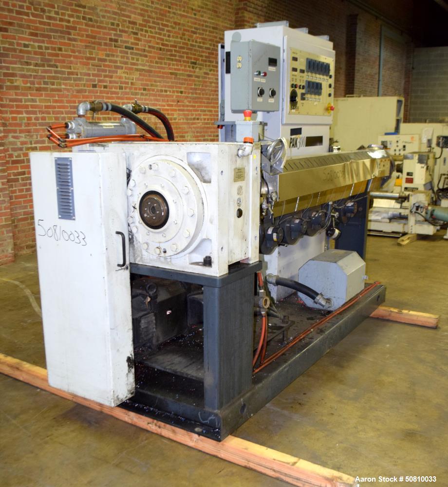 Used- Milacron 3" Single Screw Extruder, Model PAK300