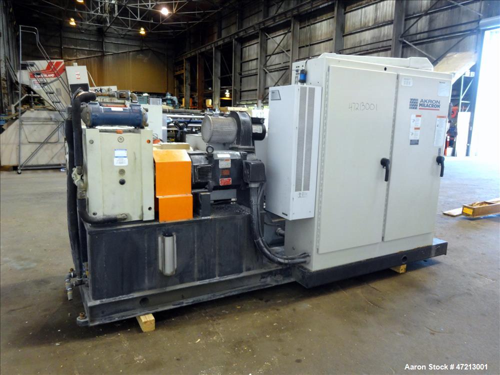 Used Milacron 4.5" Single Screw Extruder