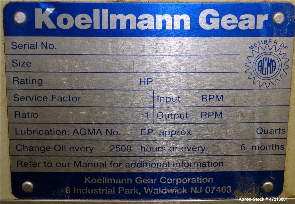 Used Milacron 4.5" Single Screw Extruder