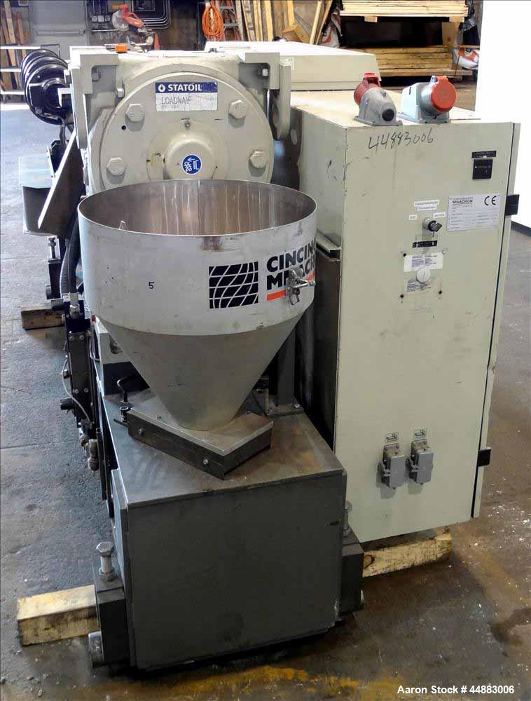 Used Cincinnati Milacron 60mm Single Screw Extruder, Model Proton 60-30G