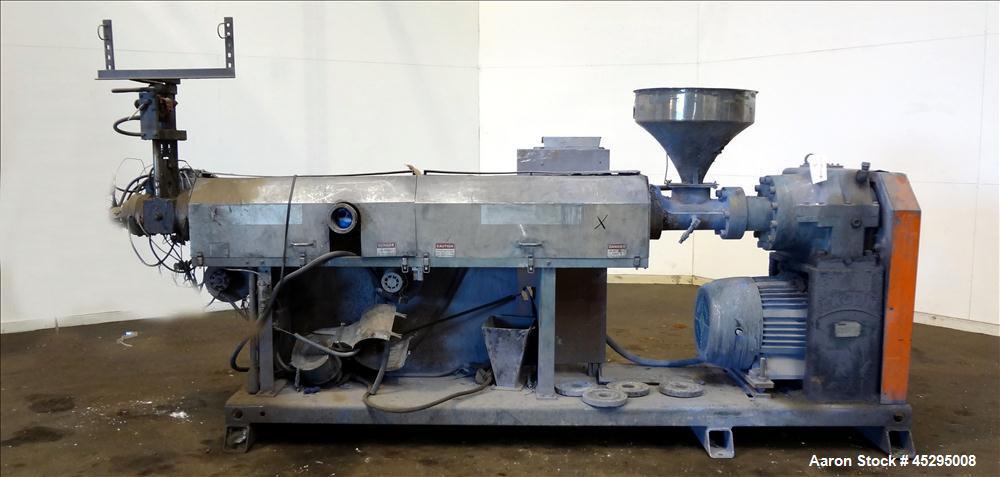 Used- Crown / CDL Technology 3-1/2" Single Screw Extruder, Model 5000037