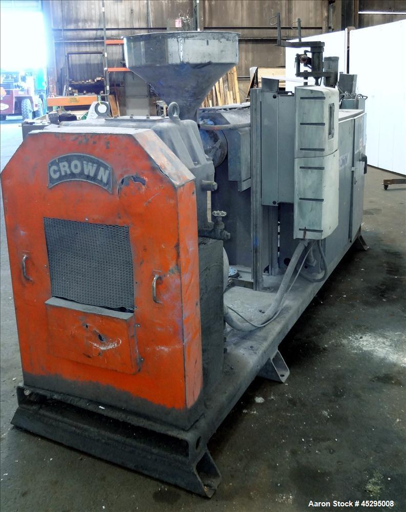 Used Crown / CDL Technology 3-1/2" Single Screw Extruder, Model 5000037