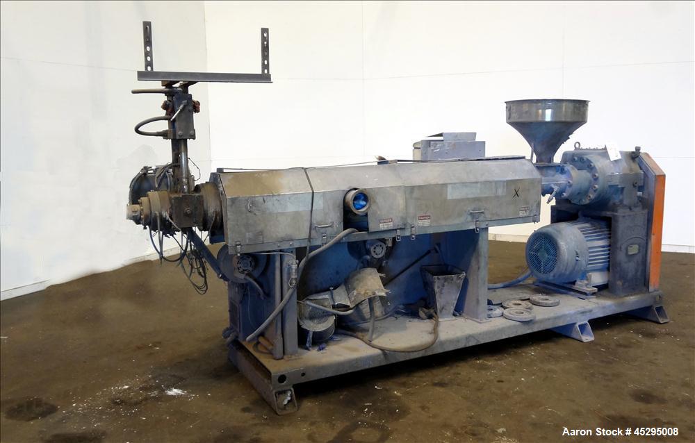 Used- Crown / CDL Technology 3-1/2" Single Screw Extruder, Model 5000037