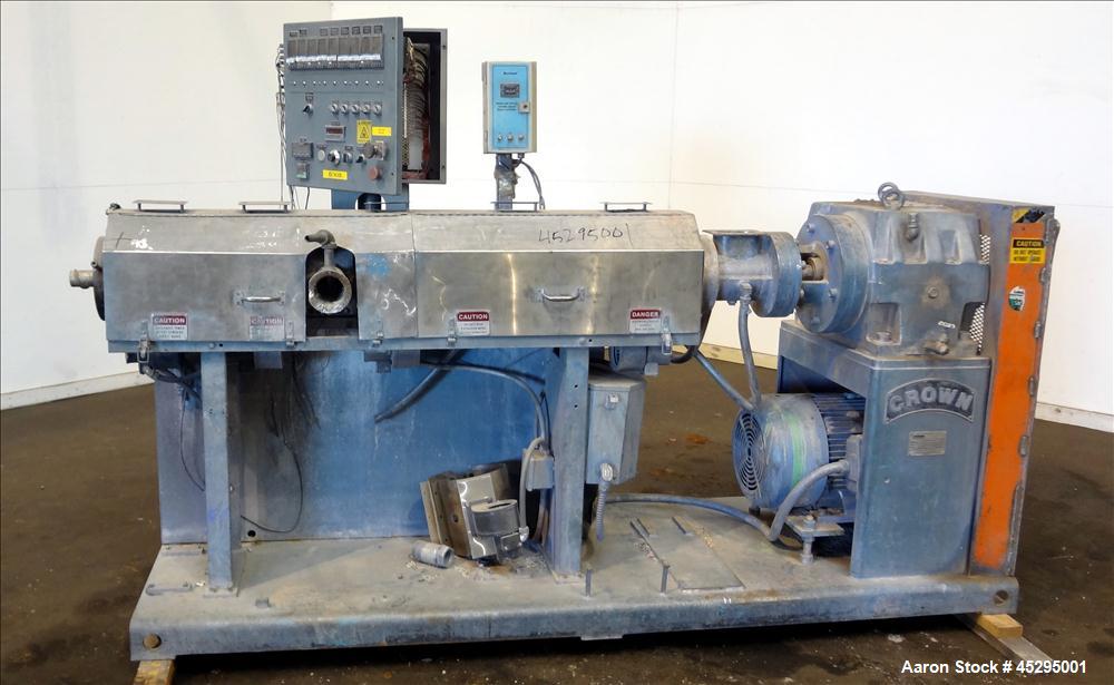 Used Crown / CDL Technology 2-1/2" Single Screw Extruder, Model 500015