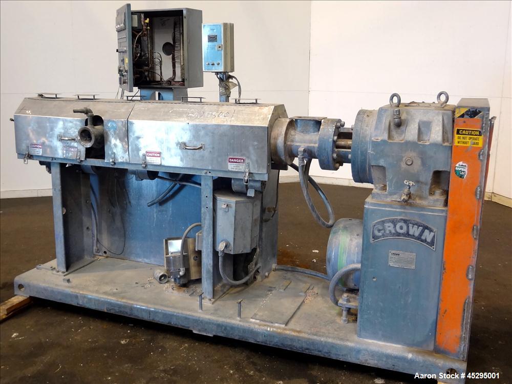 Used Crown / CDL Technology 2-1/2" Single Screw Extruder, Model 500015