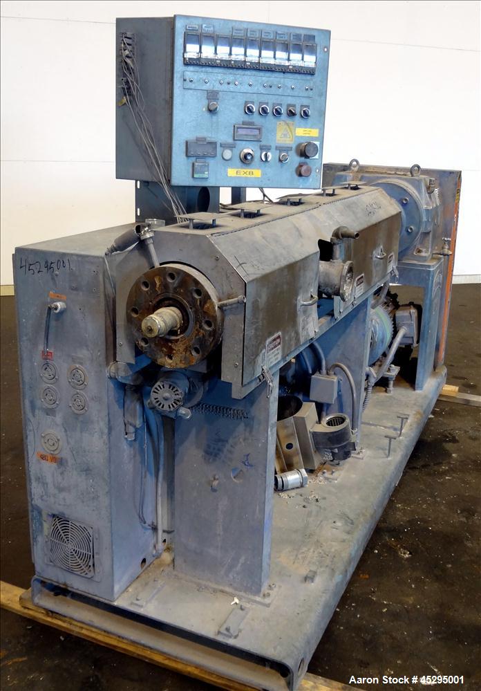 Used Crown / CDL Technology 2-1/2" Single Screw Extruder, Model 500015
