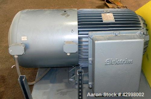 Used Crown (CDLTechnologies) 8’’ Diameter Single Screw Extruder, Model CTS16-8. (1) Tapered screw starting at approximate 16’’ diameter, down to 8’’ diameter, approximately 108’’ total length, cored ...