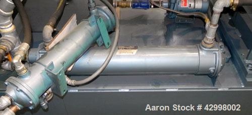 Used Crown (CDLTechnologies) 8’’ Diameter Single Screw Extruder, Model CTS16-8. (1) Tapered screw starting at approximate 16’’ diameter, down to 8’’ diameter, approximately 108’’ total length, cored ...