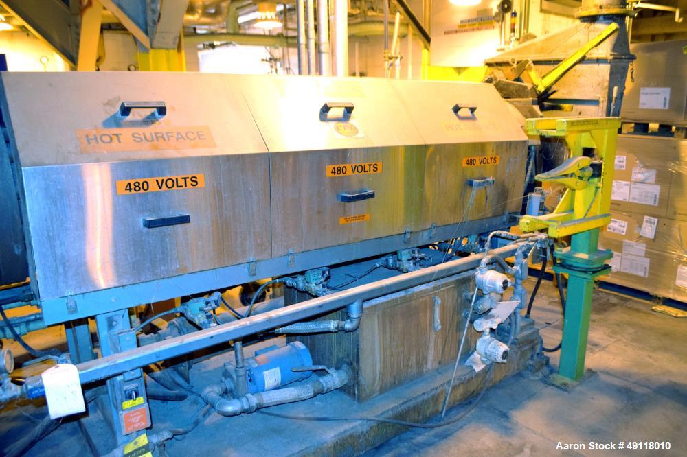 Used Crown / CDL Technology 12" Single Screw Dump Extruder