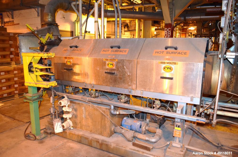Used Crown / CDL Technology 12" Single Screw Dump Extruder