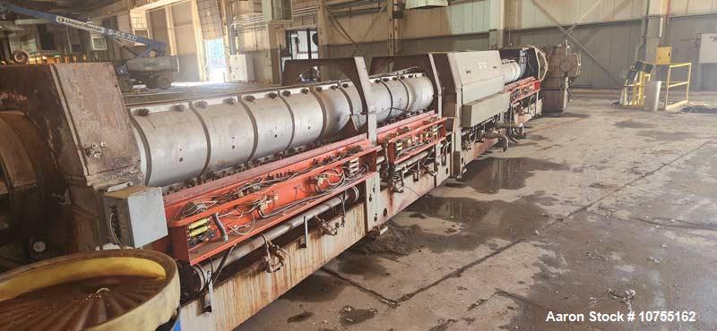 Used Davis Standard 10" Extruder, Model 100TH100D. 38:1 L/D ratio; (8) zone electrically heated, water cooled