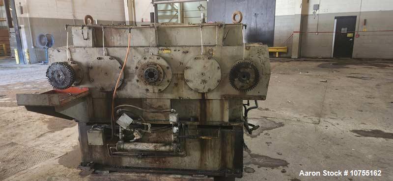 Used Davis Standard 10" Extruder, Model 100TH100D. 38:1 L/D ratio; (8) zone electrically heated, water cooled