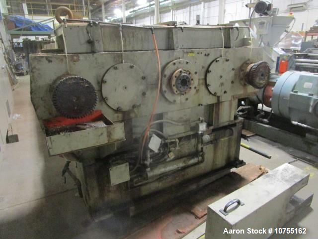 Used Davis Standard 10" Extruder, Model 100TH100D. 38:1 L/D ratio; (8) zone electrically heated, water cooled