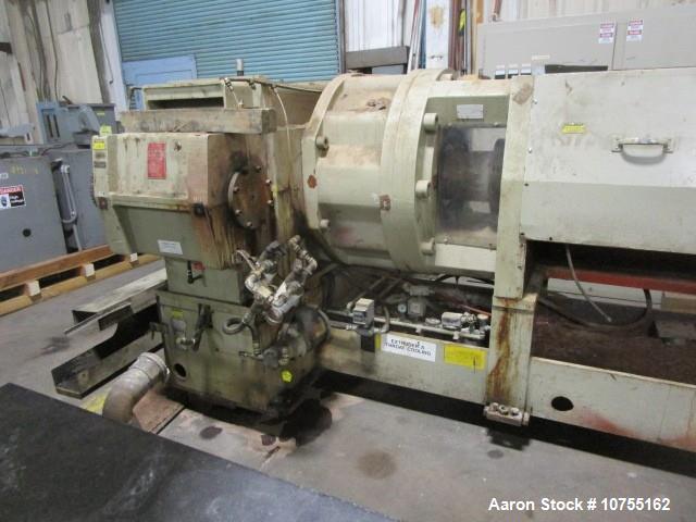 Used Davis Standard 10" Extruder, Model 100TH100D. 38:1 L/D ratio; (8) zone electrically heated, water cooled