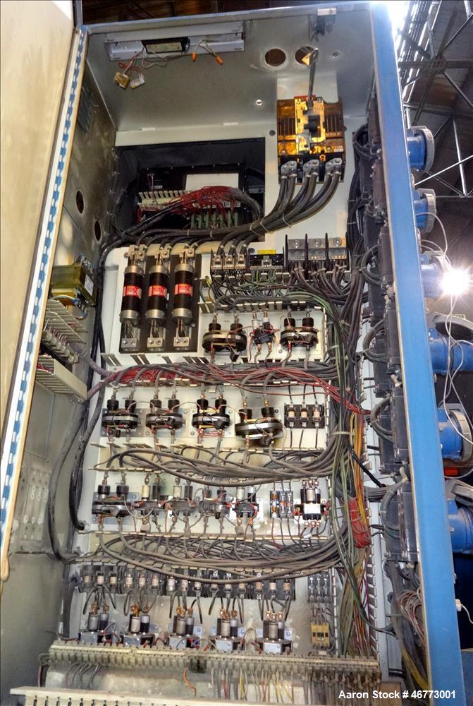 Used Davis-Standard 165mm Single Screw Extruder, Model 165MM-60TPIH. Approximate 30 to 1 L/D ratio, 6 zones electrically heated, water cooled non-vented barrel, water cooled feed throat with magnet a...