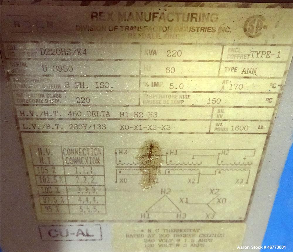 Used Davis-Standard 165mm Single Screw Extruder, Model 165MM-60TPIH. Approximate 30 to 1 L/D ratio, 6 zones electrically heated, water cooled non-vented barrel, water cooled feed throat with magnet a...