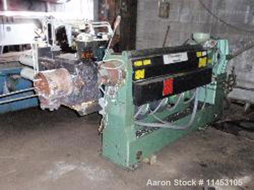 Used Davis Standard Thermatic Extruder, model 20IN20