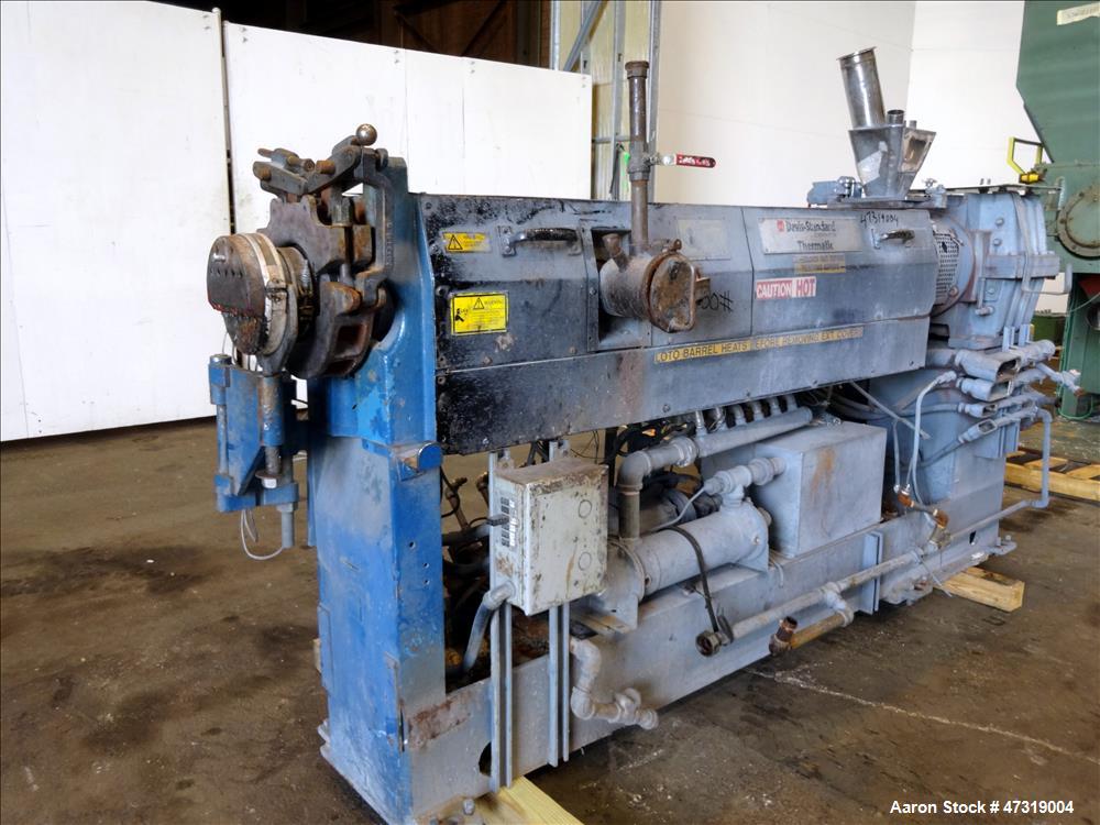 Used Davis Standard 2-1/2" Single Screw Extruder, Model 25 IN 25H, 30:1 L/D rat