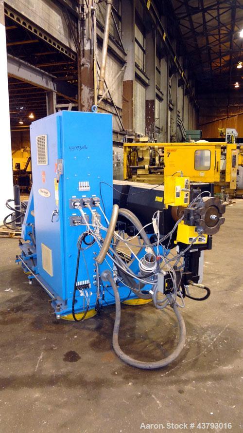 Used Davis Standard Mark V 2-1/2” Single Screw Extruder, Model 2.5IN25MV, Type DSPA. Approximate 30 to 1 L/D Ratio. Electrically heated, air cooled 5 zone non-vented barrel. Water cooled feed throat ...
