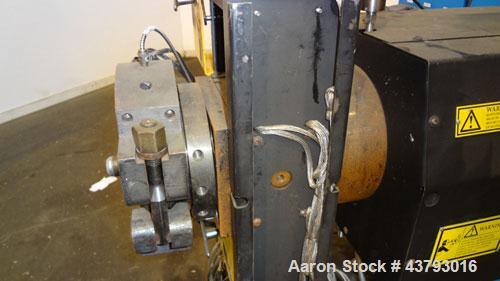 Used Davis Standard Mark V 2-1/2” Single Screw Extruder, Model 2.5IN25MV, Type DSPA. Approximate 30 to 1 L/D Ratio. Electrically heated, air cooled 5 zone non-vented barrel. Water cooled feed throat ...