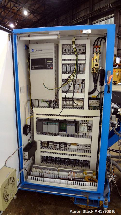 Used Davis Standard Mark V 2-1/2” Single Screw Extruder, Model 2.5IN25MV, Type DSPA. Approximate 30 to 1 L/D Ratio. Electrically heated, air cooled 5 zone non-vented barrel. Water cooled feed throat ...