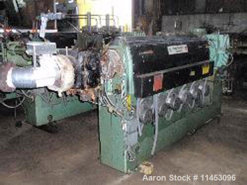 Used-Davis Standard Thermatic Extruder, model 25IN25. 2.5" diameter screw, 30:1 L/D, 6 heating zones, 50 hp motor, 17.2:1 ge...