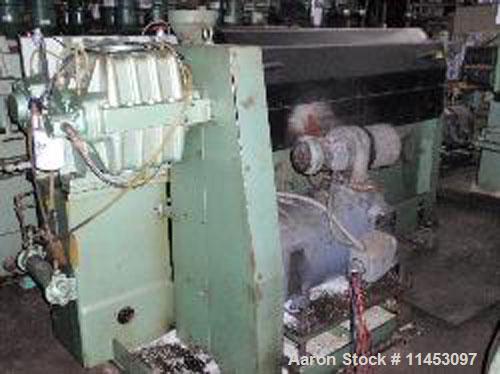 Used-Davis Standard Thermatic Extruder, model 25IN25. 2.5" diameter screw, 30:1 L/D, 6 heating zones, 50 hp motor, 17.2:1 ge...