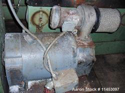 Used Davis Standard Thermatic Extruder, model 25IN25. 2.5" diameter screw, 30:1 L/D, 6 heating zones, 50 hp motor, 17.2:1 gearbox ratio, with hydraulic screen changer. Includes Process Controls Corp ...