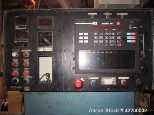 Used Davis Standard 2-1/2" Thermatic Single Screw Extruder, model 25IN25, 24 to 1 L/D ratio. Electrically heated, air cooled 4 zone barrel. Water cooled feed throat. Approximate 43" centerline height...