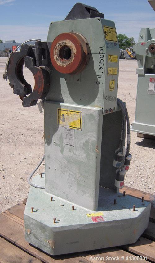 Used Davis Standard 2 1/2" Single Screw Extruder, Model 25MK5, Type DSPA. 24 to 1 L/D Ratio. Electrically heated, air cooled 4 zone side-vented barrel with vacuum pump. Water cooled feed throat with ...