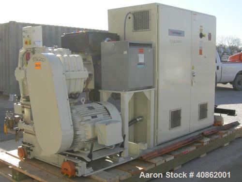 Used Davis Standard 3 1/2" Thermatic Single Screw Extruder, Model 35IN35, Type DSPA. 30 to 1 L/D ratio. Electrically heated, air cooled 5 zone barrel. Water cooled feed throat, no hopper. Approximate...