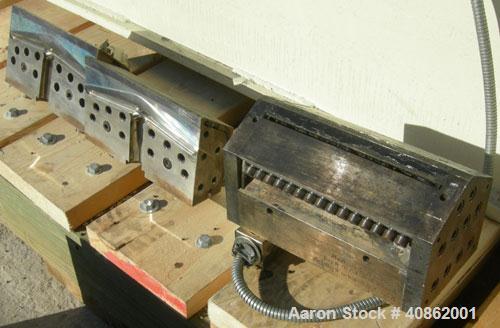 Used Davis Standard 3 1/2" Thermatic Single Screw Extruder, Model 35IN35, Type DSPA. 30 to 1 L/D ratio. Electrically heated, air cooled 5 zone barrel. Water cooled feed throat, no hopper. Approximate...