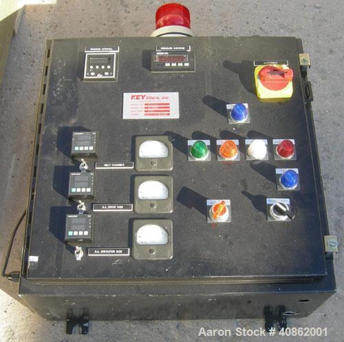 Used Davis Standard 3 1/2" Thermatic Single Screw Extruder, Model 35IN35, Type DSPA. 30 to 1 L/D ratio. Electrically heated, air cooled 5 zone barrel. Water cooled feed throat, no hopper. Approximate...