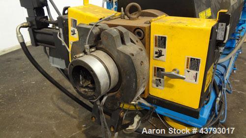 Used Davis Standard Mark V 3-1/2” Single Screw Extruder, Model 35IN35, Type DSPA. SO# 76499. Approximate 30 to 1 L/D ratio. Driven by a 75hp, 230/460 volt, 2700 rpm motor thru a reducer, HP capacity ...