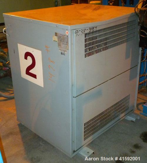 Used Davis Standard 3-1/2" Single Screw Extruder, Model 3.5MV-350. 30 to 1 L/D ratio. Electrically heated, air cooled 5 zone barrel. Water cooled feed throat, no hopper. Driven by a 60 hp, 3/60/460 v...
