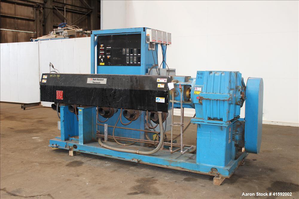 Used Davis Standard 3-1/2' Single Screw Extruder, Model 3.5MV-350