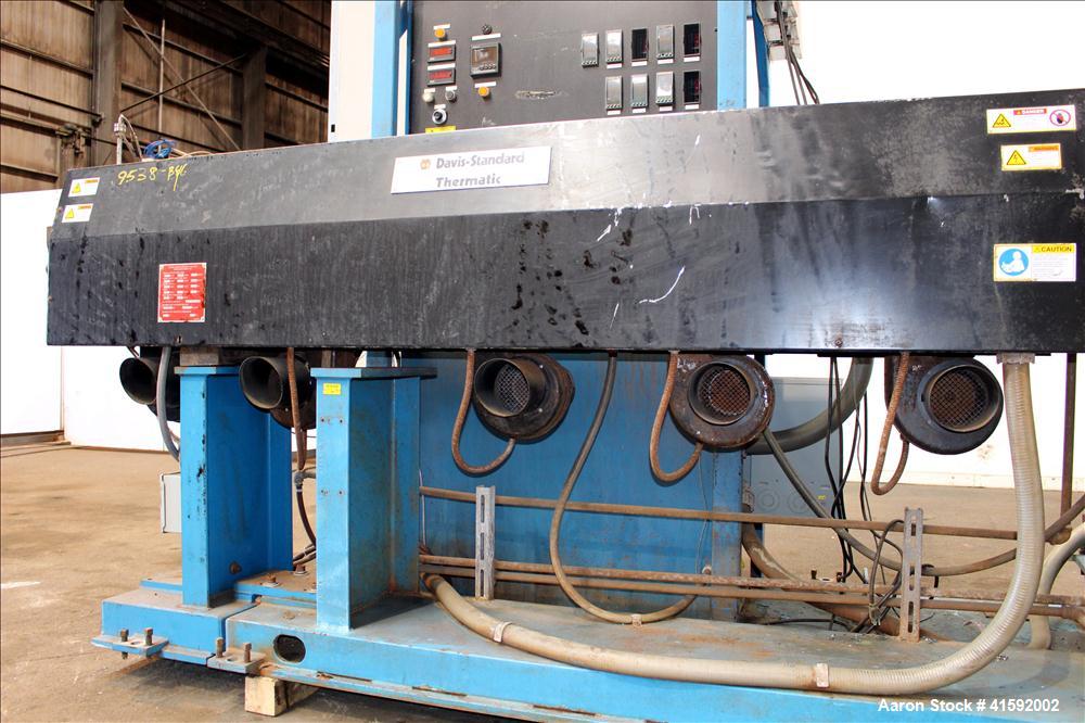 Used Davis Standard 3-1/2' Single Screw Extruder, Model 3.5MV-350