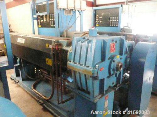 Used Davis Standard 3-1/2' Single Screw Extruder, Model 3.5MV-350