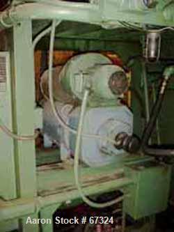 USED: Davis Standard 4.5" single screw extruder, model 45-T. 24:1 L/D ratio, 43" center line, 4 zone electrically heated, air cooled barrel, 4-1/2" x 6" feed throat (no hopper). No motor. Unit includ...