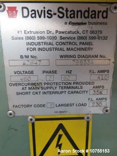 Davis Standard / Dynisco pelletizing line