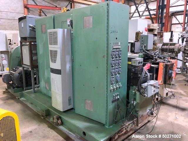 Used- Davis Standard 4.5" Single Screw Extruder, Model 45IN45H.