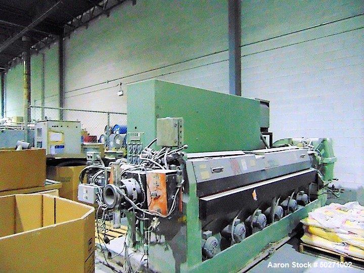 Used Davis Standard 4.5" Single Screw Extruder, Model 45IN45H.