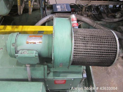 Used Davis Standard 6” Single Screw Extruder, Model 60IN60TPIH. Approximately 24 to 1 L/D ratio. Electrically heated, water cooled 5 zone non-vented barrel, with tank, heat exchanger, and pump. Water...